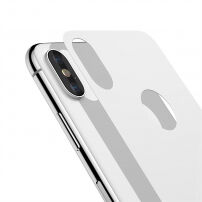 BASEUS загартоване заднє скло для iPhone X / XS - біле