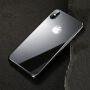 BASEUS загартоване заднє скло для iPhone X / XS - чорне