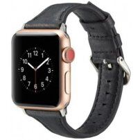 Стильовий ремінець поліурктан для Apple Watch 42mm / 41mm / 40mm / 38mm - чорний