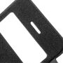 Фліп чохол з отвіром для iPhone SE (2016) / 5 / 5S - чорний