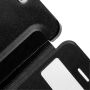 Фліп чохол з отвіром для iPhone SE (2016) / 5 / 5S - чорний