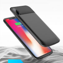 ROCK чохол з батерейкою 6000mAh для iPhone XS / iPhone X - чорний