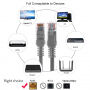 Ethernet CAT-5e кабель RJ45 для MacBook - 1,5 m - сірий