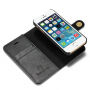 2v1 odnímatelné pouzdro pro iPhone 5 / 5S / SE (2016) - černé