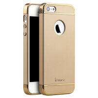 IPAKY elegantní kryt pro iPhone 5 / 5S / SE (2016) - zlatý