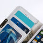 Фліп чохол для iPhone 5 / 5S / SE (2016) - білий мармур