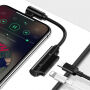 USAMS редукція з 2 lightning конекторами для iPhone - чорний