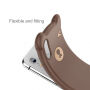 BASEUS kryt 3D medvěd pro iPhone XR - hnědý