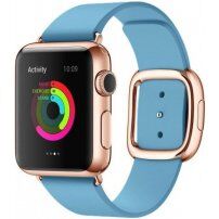 Елегантний ремінь зі застібкою для Apple Watch 42mm / 41mm / 40mm / 38mm - синій