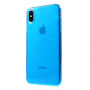 Кришка із м'якого пластика для iPhone XS Max - синій