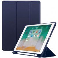Фліп-чохол із функцією сну та місцем для Apple Pencil для iPad 9,7" (2017/2018) / Air 1 / 2 / Pro 9,7" - темно-синій