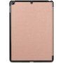 Чохол зі шкіри PU з функцією сну для iPad 9,7" (2017/2018) - рожево-золотий