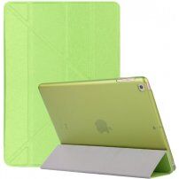 Шовковий чохол з функцією сну та з оригамі підставкою для iPad 9,7" (2017/2018) / Air 1 / 2 / Pro 9,7" - зелений