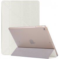 Шовковий чохол з функцією сну та з оригамі підставкою для iPad 9,7" (2017/2018) / Air 1 / 2 / Pro 9,7" - білий
