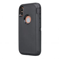 Стійка/пилонепроникна панель для iPhone XS Max - чорний