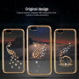 Золота панель з камінцами для iPhone 6 / 6S - лебідь