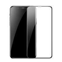 BASEUS загартоване скло - заокруглена грань для iPhone XS Max - чорний