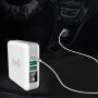 Зарядка / powerbank 6700mAh зі обмінними штекерами (AU / UK / US / EU) та бездротовою зарядкою