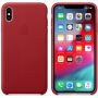 Оригінал Apple шкіряний футляр для iPhone XS Max - червоний