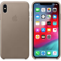 Оригінал Apple шкіряний футляр для iPhone XS Max - димова