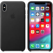 Оригінал Apple шкіряний футляр для iPhone XS Max - чорний