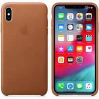 Оригінал Apple шкіряний футляр для iPhone XS Max - коричневий