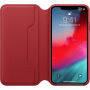 Оригінал Apple Folio шкіряний футляр для iPhone XS Max - червоний