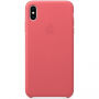 Оригінал Apple шкіряний футляр для iPhone XS Max - рожевий