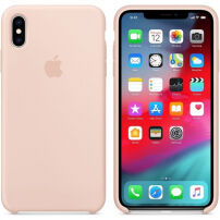 Originální Apple сіліконова панель для iPhone XS Max - рожевий пісок