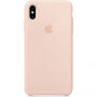 Originální Apple сіліконова панель для iPhone XS Max - рожевий пісок