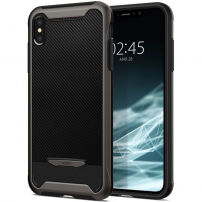 Spigen Hybrid NX панель для iPhone XS Max - сірий