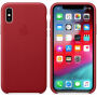 Оригінал Apple шкіряний футляр для iPhone XS - червоний