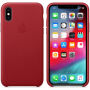 Оригінал Apple шкіряний футляр для iPhone XS - червоний