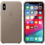Оригінал Apple шкіряний футляр для iPhone XS - димова