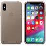 Оригінал Apple шкіряний футляр для iPhone XS - димова