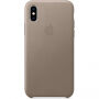 Оригінал Apple шкіряний футляр для iPhone XS - димова