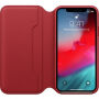 Оригінал Apple Folio шкіряний футляр для iPhone XS - червоний