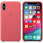 Оригінал Apple шкіряний футляр для iPhone XS - рожевий