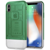 Spigen Classic C1 чохол для Apple iPhone X - зелена