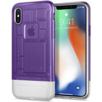 Spigen Classic C1 чохол для Apple iPhone X - фіолетовий