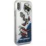 Karl Lagerfeld Karl Captain Carl Liquid Glitter чохол для iPhone X - синій