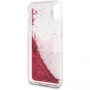 Karl Lagerfeld Peek a Boo Liquid Glitter чохол для iPhone X - червоний
