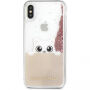 Karl Lagerfeld Peek a Boo Glitter чохол для iPhone X - золотий