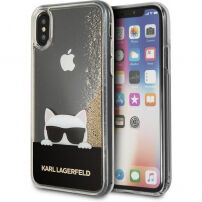 Karl Lagerfeld Choupette Sunglass чохол для iPhone X - золотий
