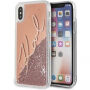 Karl Lagerfeld Signature чохол для iPhone X - рожева