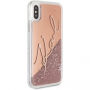 Karl Lagerfeld Signature чохол для iPhone X - рожева