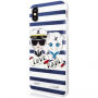 Karl Lagerfeld Sailor Stripes чохол iPhone X - чорний