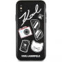 Karl Lagerfeld Pins чохол для iPhone X - чорний
