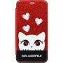 Karl Lagerfeld Valentines Choupette Book чохол для iPhone X - червоний