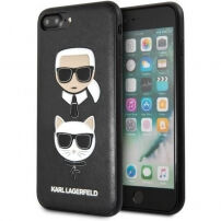 Karl Lagerfeld Karl and Choupette чохол для iPhone 7 Plus / 8 Plus - чорний